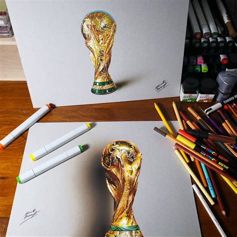 World Cup Trophy Drawing 的图像结果