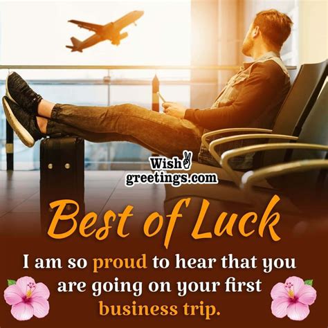 Business Trip Wishes Messages - Wish Greetings