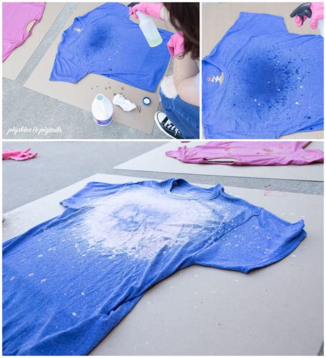 How to Bleach Tie Dye T-Shirts and Screen Print with Vinyl - Pigskins ...