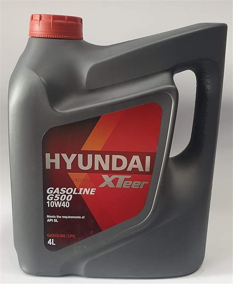 HYUNDAI XTEER Gasoline G500 10W40 Engine Oil(4L) : Amazon.in: Car ...
