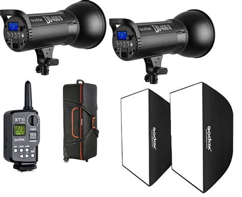 Godox DS400II Studio Kit |Power 400Ws | GN 65| Bowens Mount| Portable 1 ...