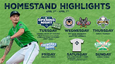 Homestand Highlights: Stripers Celebrate 15 Years in Gwinnett to Open ...