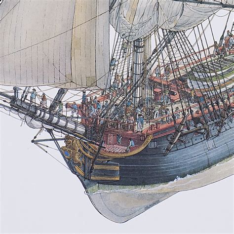 The Ships of John Paul Jones, Signed by Artist. - Etsy