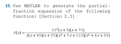 Image result for Long Partial Fractions MATLAB