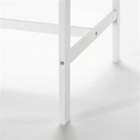VIHALS bar table, counter height white/white, 125x74x92 cm (491/4x291 ...