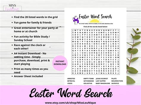 Easter Bible Words