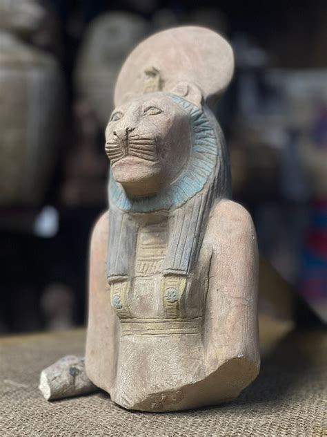 Ancient Egyptian Sekhmet Goddess, Goddess Sekhmet Statue Made From ...