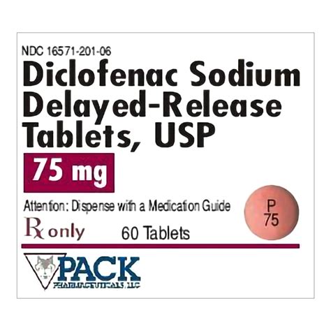 Diclofenac Sodium 75Mg Dr Tablets