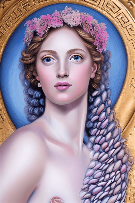 Aphrodite Portrait of the Greek Goddess · Creative Fabrica