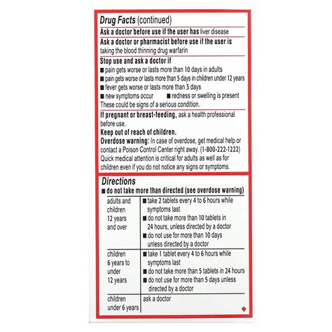 Tylenol, Regular Strength, Acetaminophen Pain Reliever Fever Reducer for Adults, 325 mg, 100 Tablets