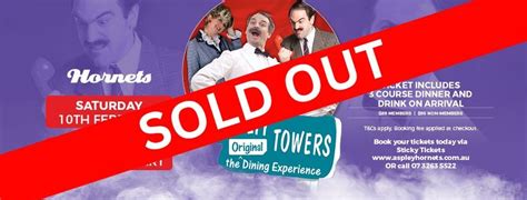 SOLD OUT Faulty Towers Dining Experience, Aspley Hornets (official ...