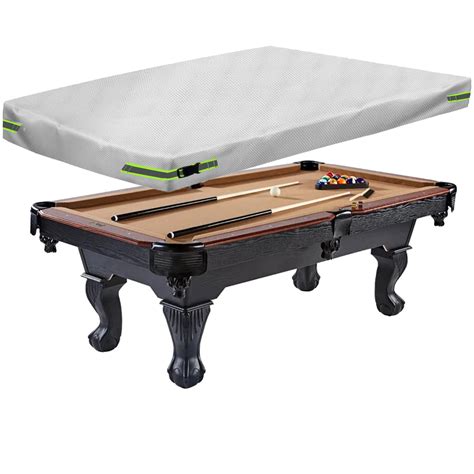 Pool Table Zettum 8-Foot Cover - Heavy Duty 600D Waterproof, UV ...