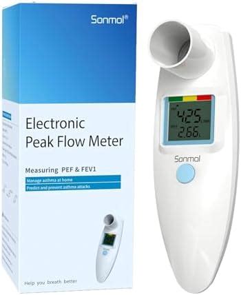 B-Arm Sonmol Digital Spirometer-Peak Flow Meter To Measure PEF, FEV1 ...