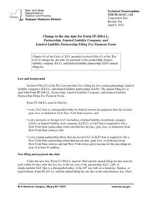Fileable Nys It 204 Ll 2018 - Fill Online, Printable, Fillable, Blank ...
