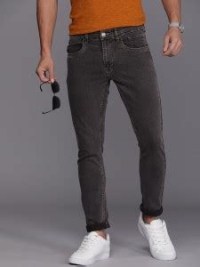 WROGN Regular Men Black Jeans - Buy WROGN Regular Men Black Jeans ...