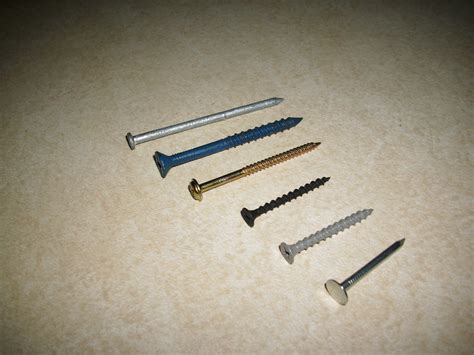 To Screw or to Nail - How to select The Proper Nail or Screw Fastener ...