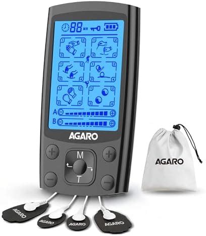 AGARO Dual Channel TENS Massager TM2421 24 Modes, 20 Intensity Levels ...