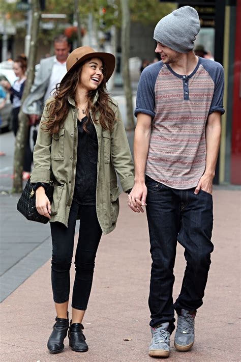 SARAH HYLAND and Matt Prokop Out in Sydney – HawtCelebs