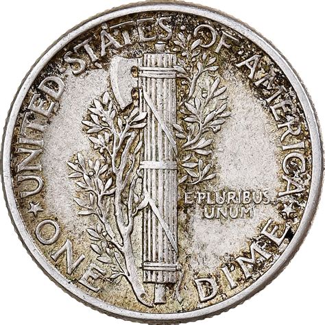 United States, Mercury Dime, 1943, Philadelphia, Silver, | 10 Cents
