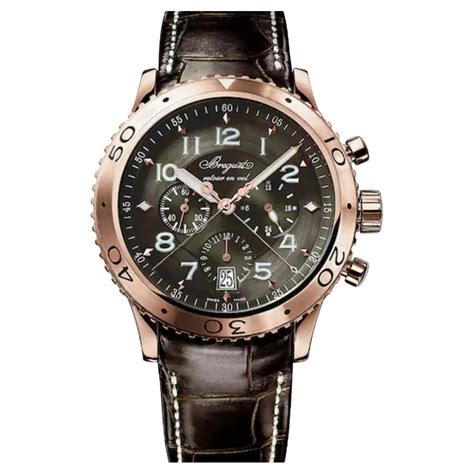 Breguet Type XX - XXI - XXII Aeronavale Flyback 3800 18K Rose Gold Men's watch For Sale at 1stDibs