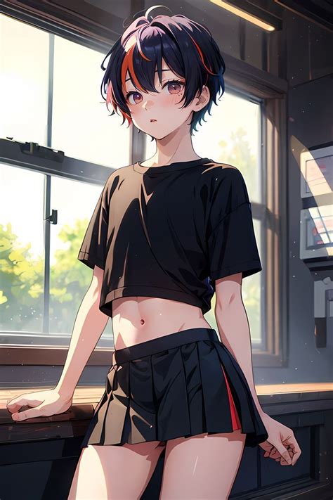 Cute Femboy Outfits, Girly Outfits, Manga Cute, Cute Anime Boy, Anime ...