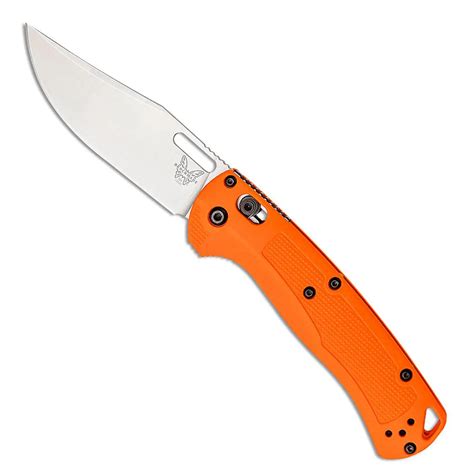 Benchmade Taggedout Axis Lock Carbon Fiber Handle Orange MagnaCut Blade ...
