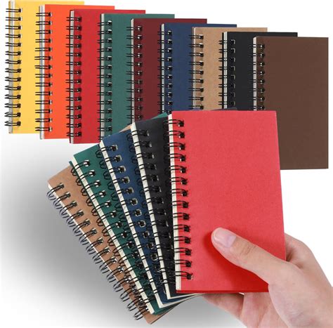 Amazon.com : Sherr 60 Pack Small Pocket Notebook 3x5 Inch Mini Spiral ...