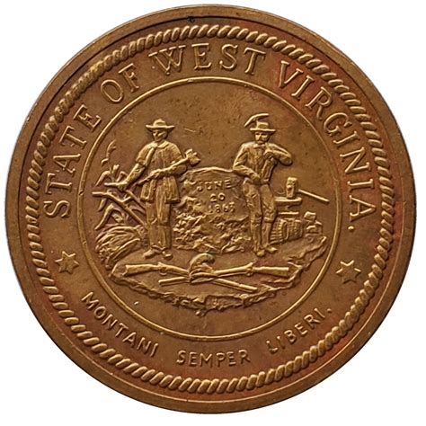 Medal - State of West Virginia - United States – Numista