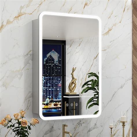 Amazon.com: ACEMIRO Medicine Cabinet with Lights, 20×32 Inch Lighted ...