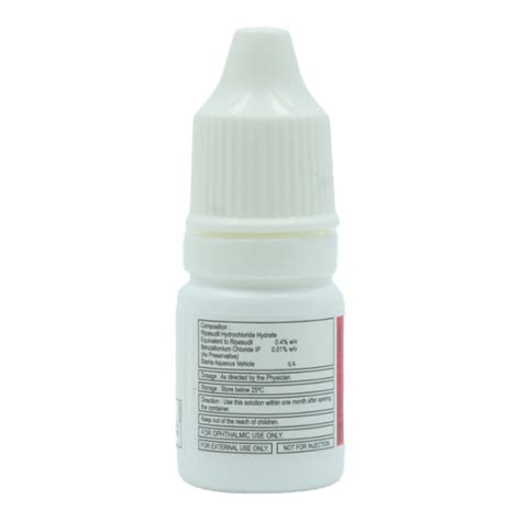 Ripatec Eye Drop 5 ml | Uses, Side Effects, Price | Apollo Pharmacy