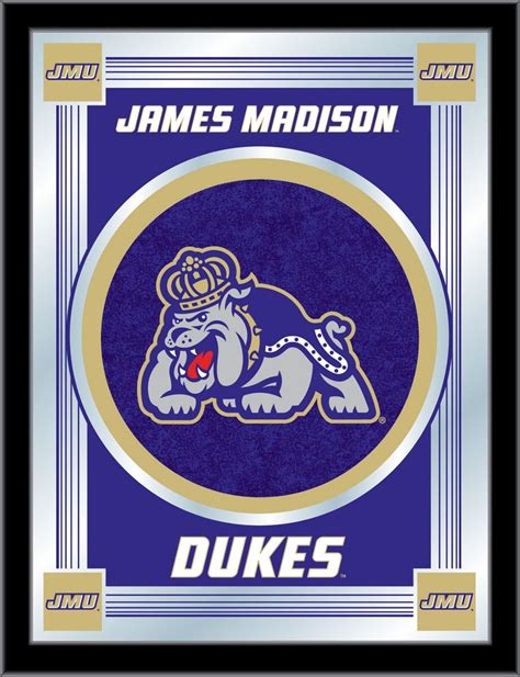 James Madison University Logo Wall Mirror | JMU Dukes Decor - Etsy