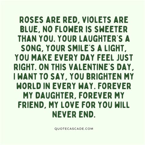 Valentine Daughter Poem #greenscreen A Poem From One Of My Mom's