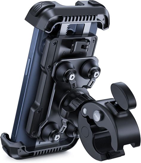 Lamicall Motorcycle Phone Mount Holder - Anti Shake Motorcycle Cell Phone Mount with Vibration ...