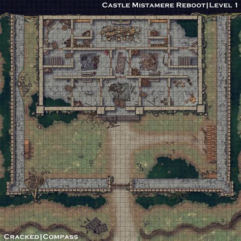 Castle Mistamere Reboot | Level 1 50x50 : r/battlemaps
