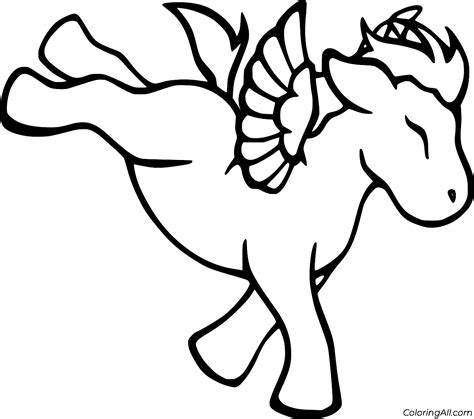 Pegasus Coloring Pages (42 Free Printables) - ColoringAll