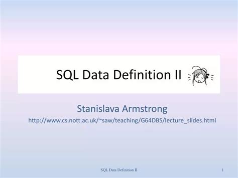 Image result for SQL Data Definition Example