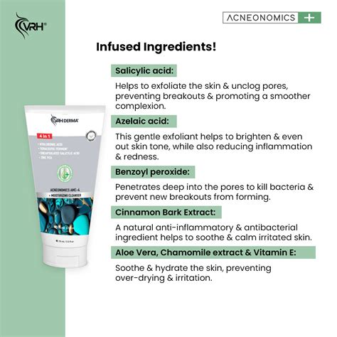 Acne Face Cleanser 75ml | with Adapinoid, Potassium Azeloyl Diglycinat ...