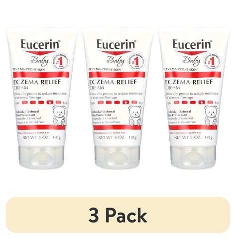 (3 pack) Eucerin Baby Eczema Body Creme, 5 oz - Walmart.com