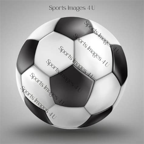 Realistic Soccer Ball - PNG - File Only - Etsy