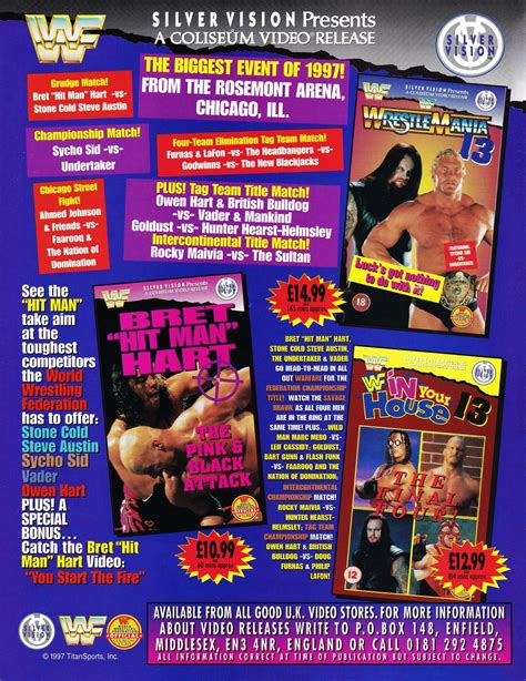 Wrestlemania 13 Poster