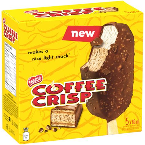 Nestlé Coffee Crisp Frozen Dessert Bars 5 x 80 ml - Voilà Online Groceries & Offers