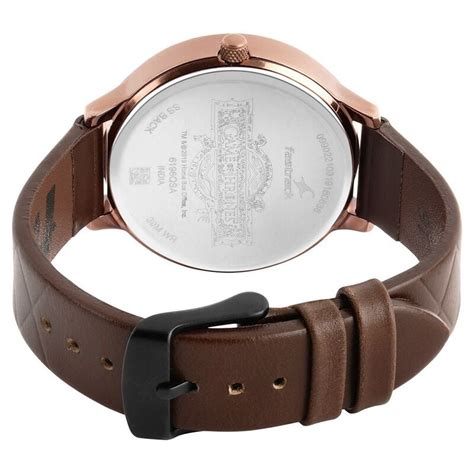 Fastrack Game Of Thrones Quartz Analog Black Dial Leather Strap Watch ...
