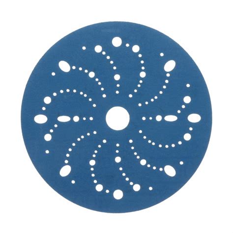 3M™ Hookit™ Blue Abrasive Disc 321U Multi-hole, 36181, 6 in, 400 grade ...
