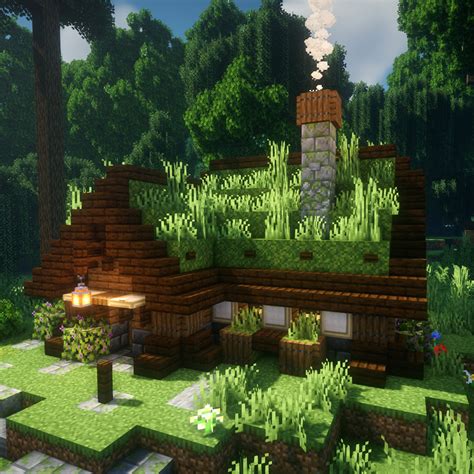 Image result for Minecraft Forest House Tutorial
