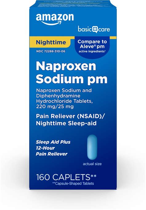 Amazon.com: Aleve PM Caplets, Fast Acting Sleep Aid and Pain Relief for Headaches, Muscle Aches ...