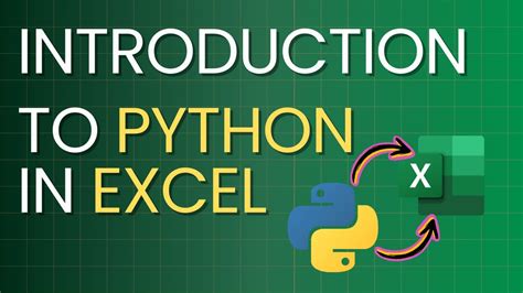 Learn Python in Excel YouTube 的图像结果