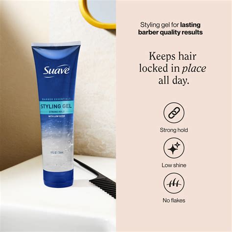 Barber Essentials Styling Gel for Men – Suave Brands Co.