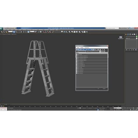 Double Sided Step Ladder Modèle 3D modèle 3D $19 - .3ds .c4d .fbx .ma ...