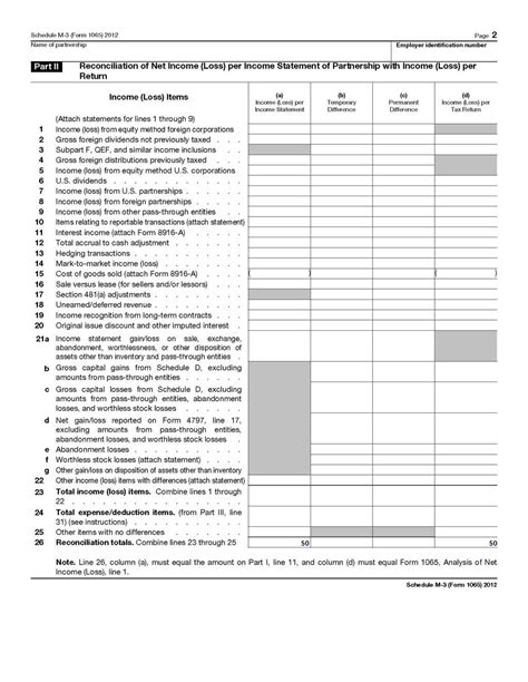 Partner Basis Worksheet Template Excel