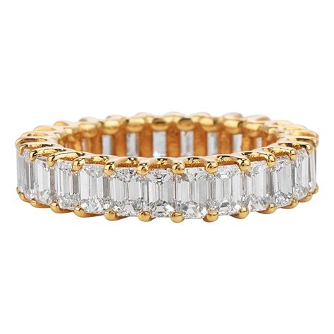 Baguette Cut Diamond Eternity Ring at 1stDibs